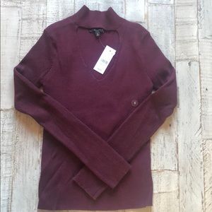 Kendall & Kylie long sleeve ribbed shirt